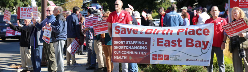 Nurses rally to save Alta Bates