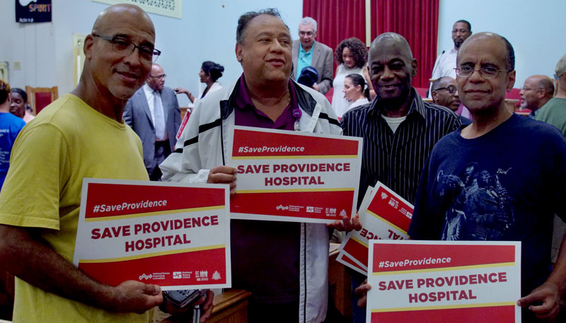 Community members rally to keep Providence Hospital open