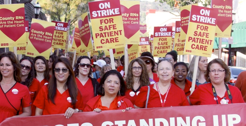 Nurses rally for patient care