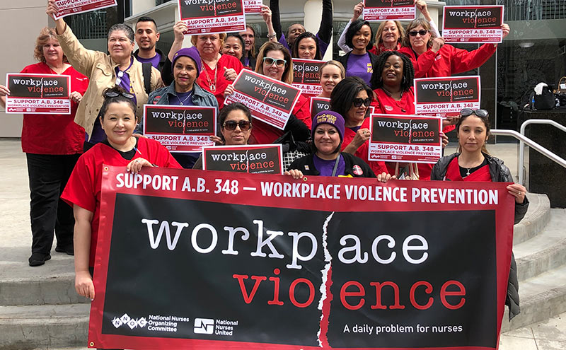 Nevada Nurses rally against workplace violence