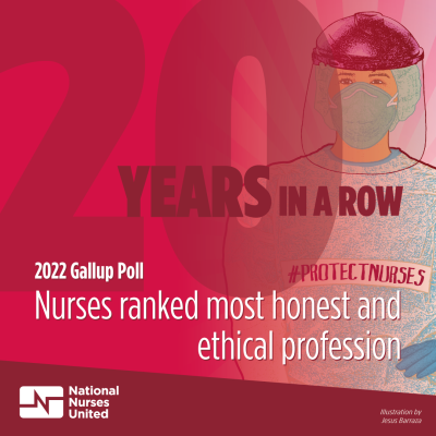 Registered nurses top Gallup poll for 20th year in a row
