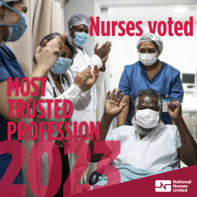 Nurses voted most trusted profession 2023