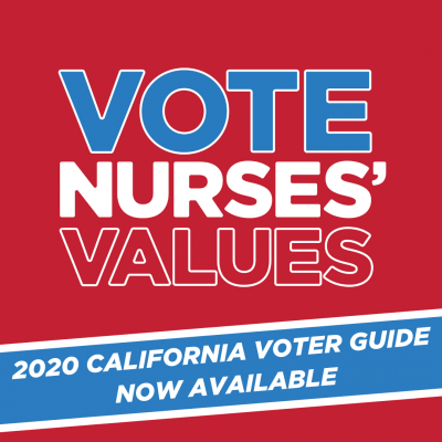 Vote Nurses' Values: 2020 California Voter Guide Now Available