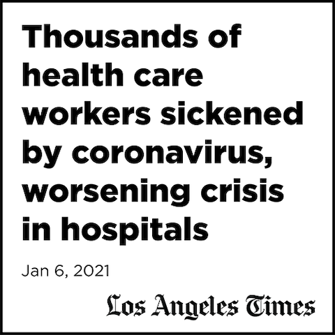Thousands of health care workers sickened by coronavirus, worsening crisis in L.A. County hospitals 