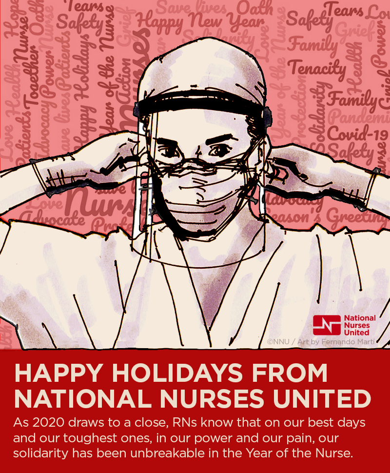 Happy Holidays from National Nurses United