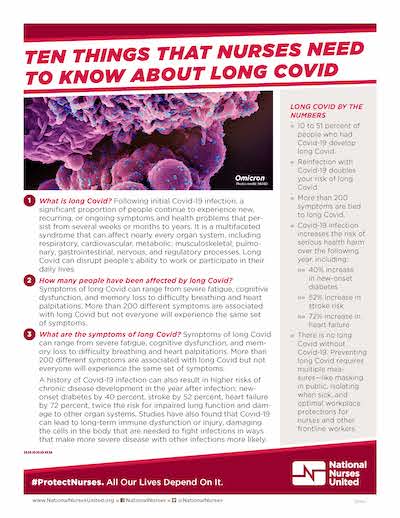 Ten Things That Nurses Need To Know About Long Covid
