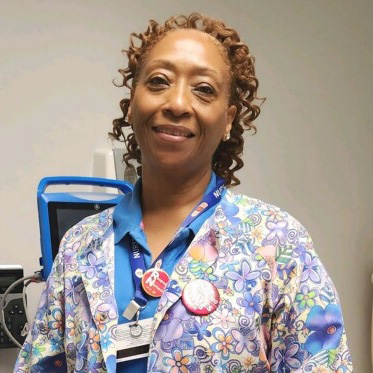 Joyce Ball, RN in the ER at Provident Hospital in Chicago