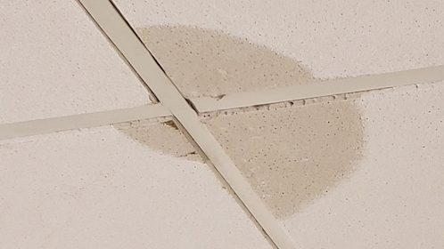 Ceiling leak at Desert Regional Medical Center