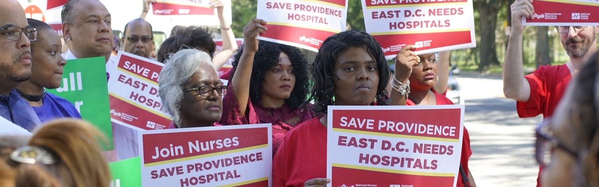 Providence nurses rally to support their hospital