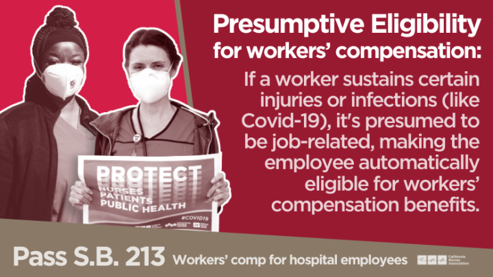 Presumptive eligibility for worker's compl