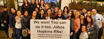 Stanford ValleyCare RNs Support JHH RNs