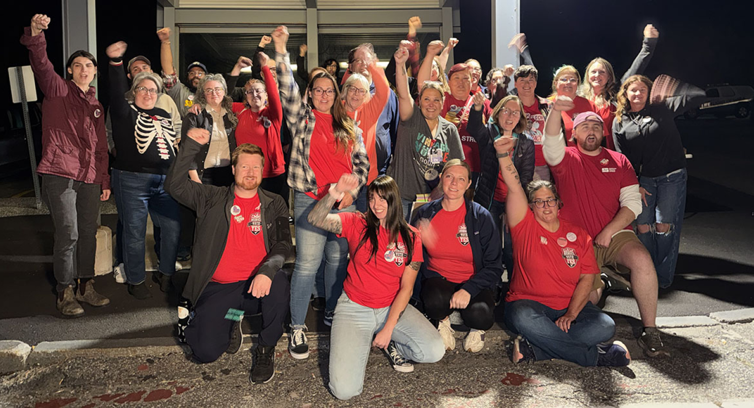 CMMC nurses celebrate winning their union!