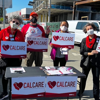 Group of CalCare canvassers