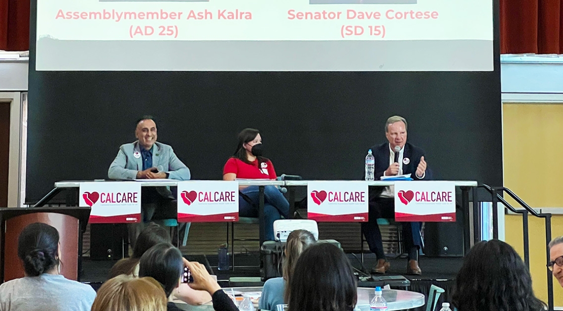 Rep. Ash Kalra (AD 25), Sen. Dave Cortese (SD 15) on CNA panel for CalCare