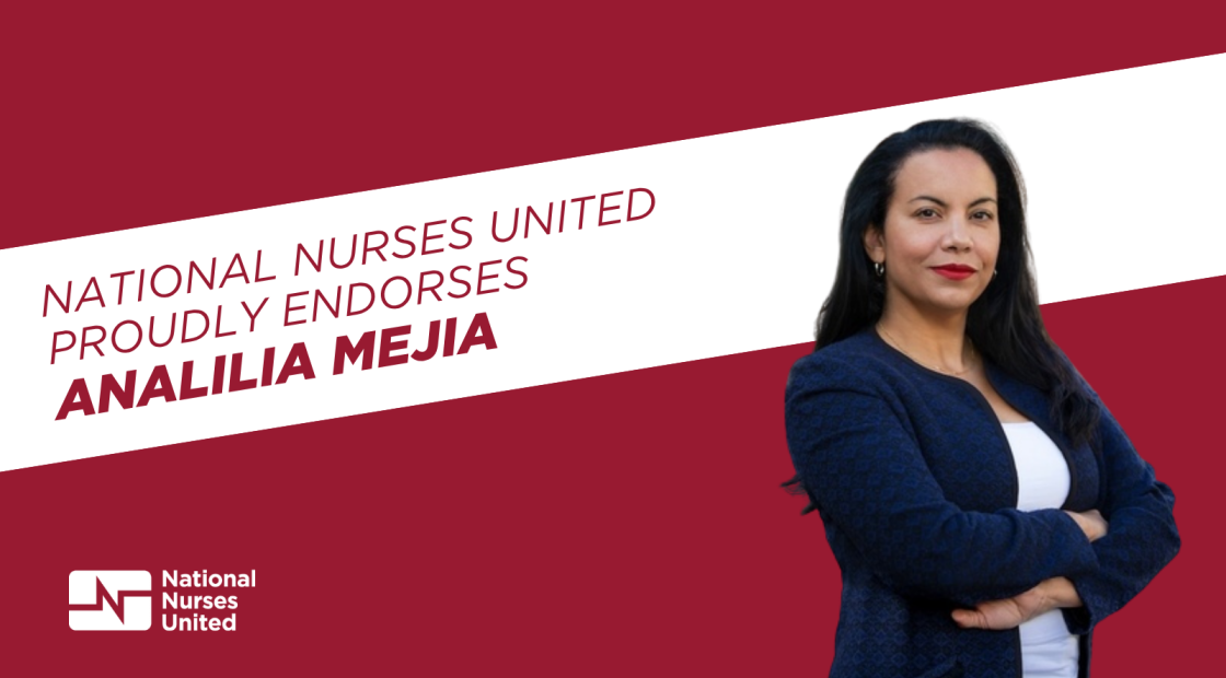Analilia Mejia with endrosement NNU graphic