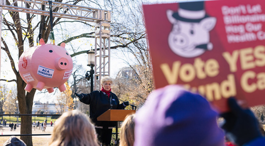 Nurses rally in support of ACA subsidies in DC