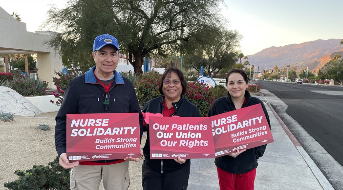 DRMC nurses picket for patient safety