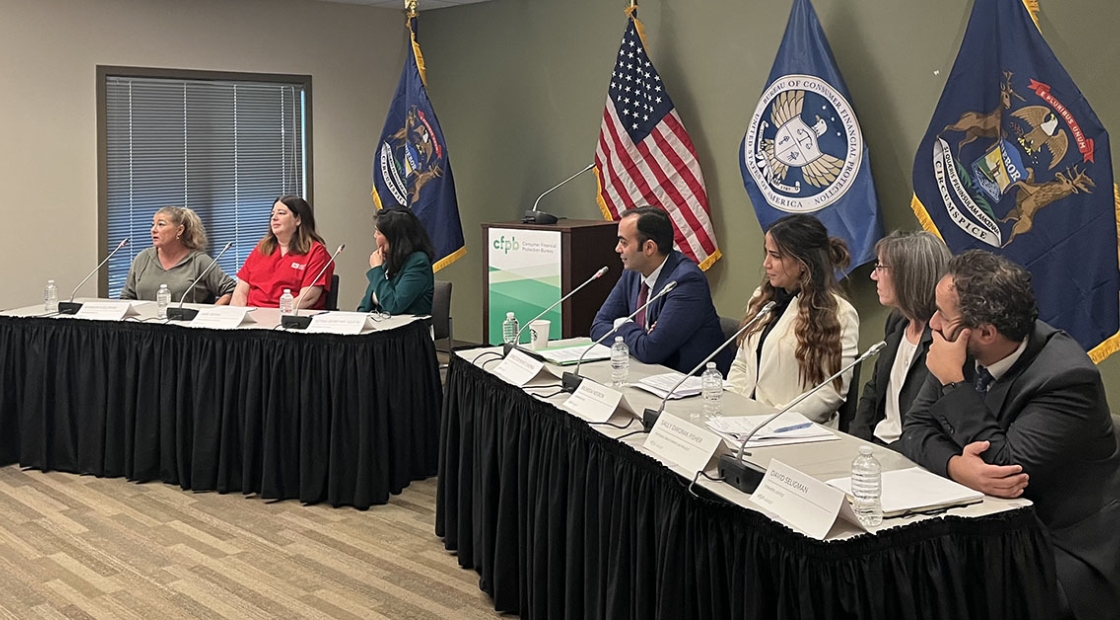 Panel of officials and nurses