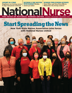 Group of nurse leaders at affiliation dinner