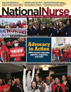 National Nurse magazine Oct-Nov-Dec issue cover