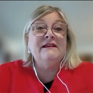 NNU President Jean Ross on Zoom call