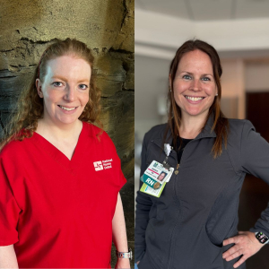 Head shots of Madison Bhagalia, RN and Janice Rider, RN