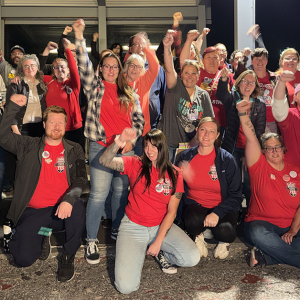 CMMC nurses celebrate winning their union!