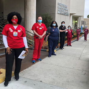 Southern California Hospital Culver City RN's outside hospital