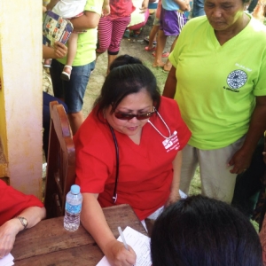 RNRN nurses in The Philippines after Typhoon Haiyan in 2013.