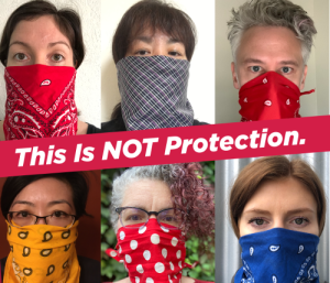 Bandannas are not protection image