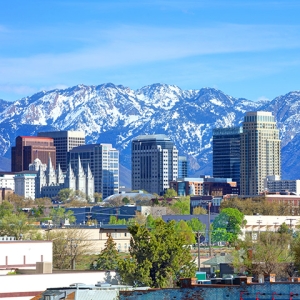 Salt Lake City, Utah skyline