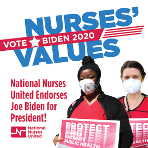 Vote Nurses Values graphic