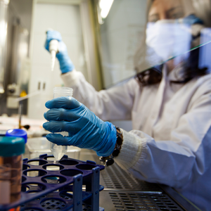 Female Scientist in Lab