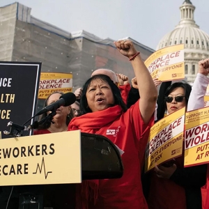 NNU President Zenei Trunfo-Cortez in Washington, D.C