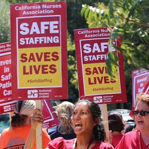 Nurses rally