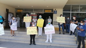 Protestas del personal de salud durante emergencia sanitaria