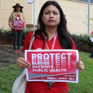 Nurses protest lack of protection