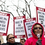 Informational Picket at Saint Louis University Hospital 