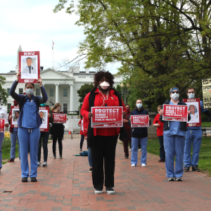 Nurses hold vigil 