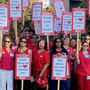 San Joaquin General Hospital nurses