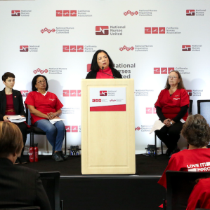 NNU press conference to release results of first national nurse survey - March 5, 2020