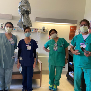 Nurses at UC Irvine Medical Center