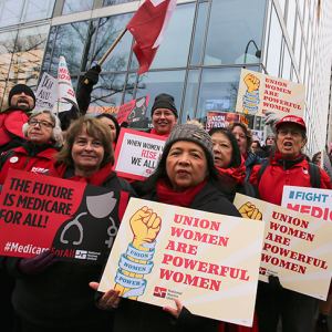 Nurses at Women's March 2019