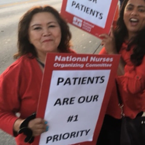 Nurses standing up for patients