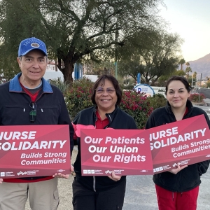 DRMC nurses picket for patient safety