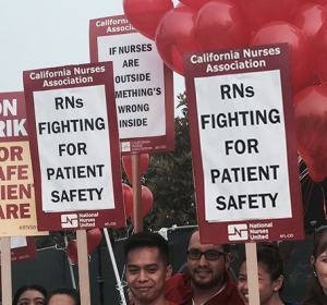 Nurses at Little Company of Mary Hospital in San Pedro