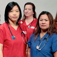 Five nurses
