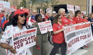 RNs march for Medicare For All