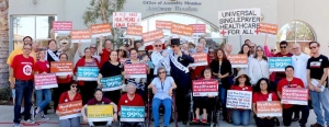 sb 562 action outside rendon's office