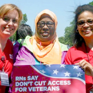 Nurses standing up for veteran health care access